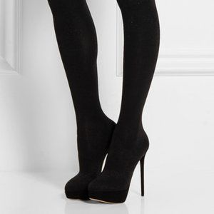 Charlotte Olympia More Is More Stocking Boots